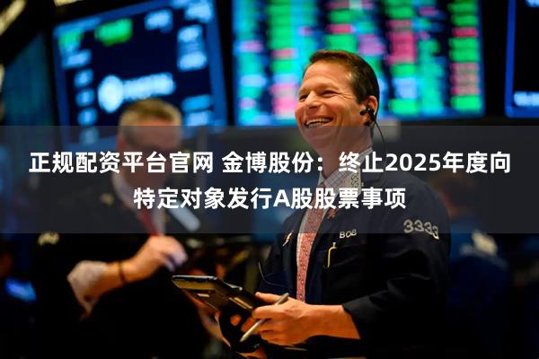 正规配资平台官网 金博股份：终止2025年度向特定对象发行A股股票事项
